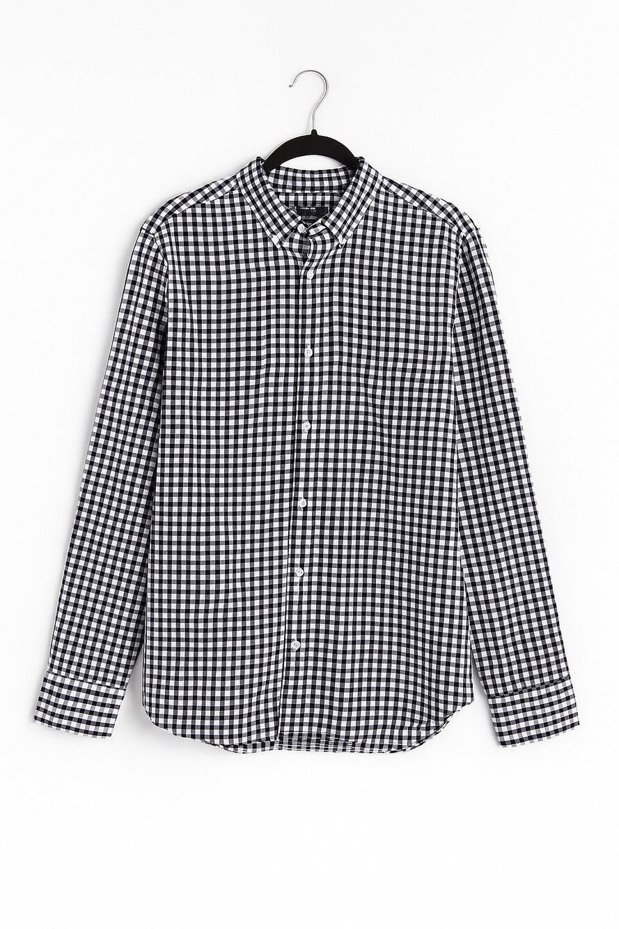 NWT J. Crew Men's FLAW Slim Untucked Flex Button Down Shirt Gingham Blue White L
